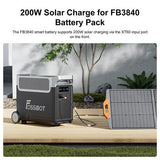 FOSSiBOT FB3840 Expansion Battery, 3840Wh LiFePO4 Battery Pack for F3600 Pro