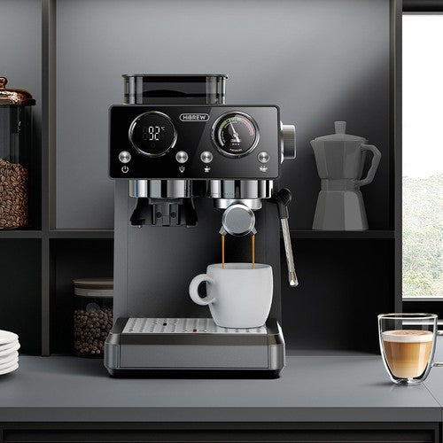 HiBREW H20 All-in-One Coffee Machine with Built-in Grinder, Dual Hot & Cold Extraction