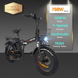 DRVETION AT20 Pro Electric Bike, 750W BAFANG Motor, 48V 15Ah Samsung