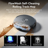 Narwal Flow 2 Robot Vacuum & Mop, 31,000Pa Suction, Dual 1080P AI Vision