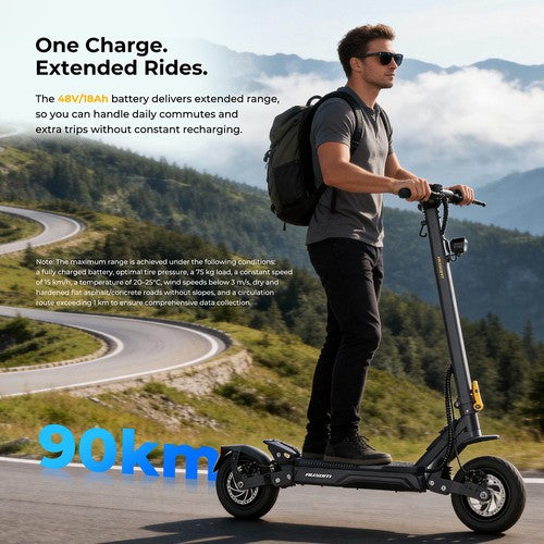 Ausom Gosoul 2 Pro Electric Scooter 1000W Motor 48V 18Ah