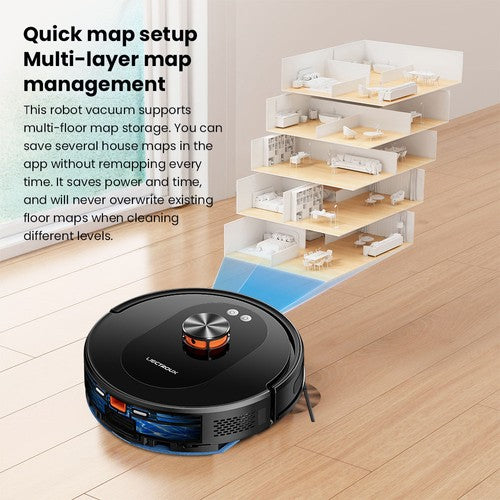 Liectroux T9 LDS Robot Vacuum and Mop 6500Pa
