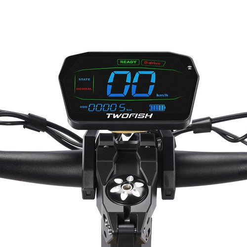 TWOFISH TW3 PRO Electric Scooter, 1000W*2 Motor, 52V 23Ah