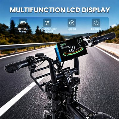 AtlasTrek V8 Max Electric Bike 48V 15Ah 500W