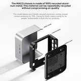AOOSTAR MACO Mini PC, AMD Ryzen 7 Pro 6850H 8 Cores Max 4.7GHz, 24GB LPDDR5 RAM 1TB SSD