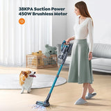 Buture VC60 Cordless Vacuum Cleaner, 450W 38kPa
