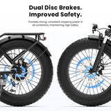 Touroll S3 Step-Thru Electric Bike, 250W Motor, 36V 13Ah