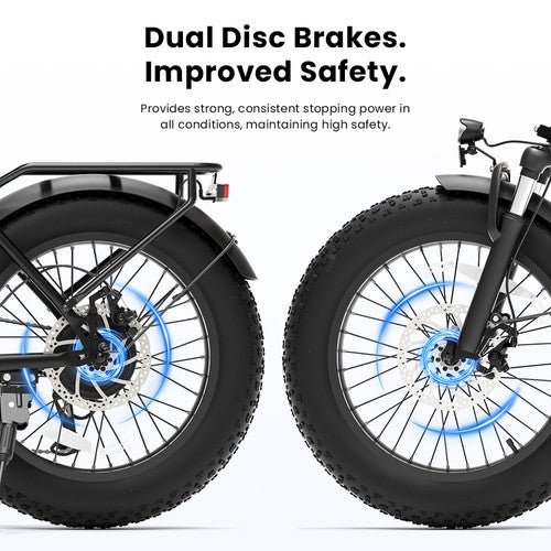 Touroll S3 Step-Thru Electric Bike, 250W Motor, 36V 13Ah