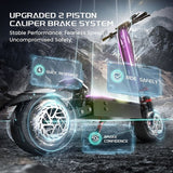 FENGQS GT9 Electric Scooter, 3500W*2 Motor, 60V 38Ah
