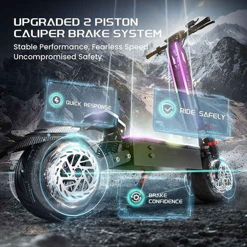 FENGQS GT9 Electric Scooter, 3500W*2 Motor, 60V 38Ah