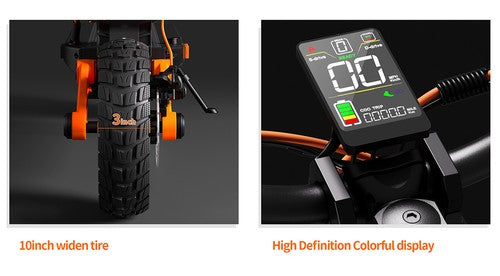 Joyor S8-S-Z Electric Scooter with Turn Signal, 600W*2 Motor, 48V 26Ah