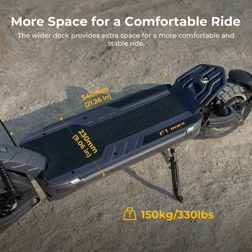 Ausom F1 Max Electric Scooter, 2*1400W Motor, 60V 20.8Ah