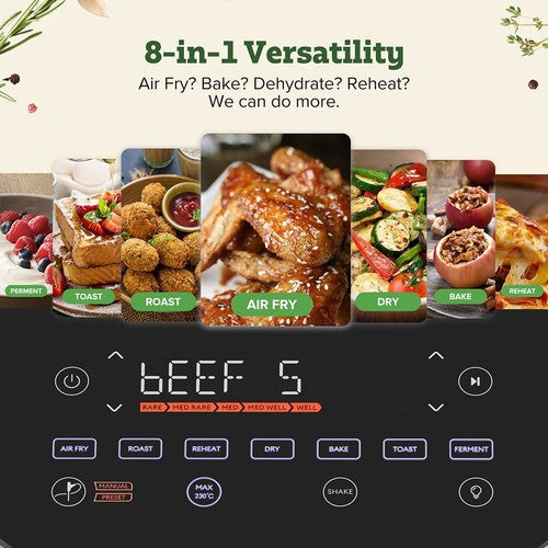 CHEFREE AF500 1700W 6.5L Air Fryer, with Smart Probe Thermometer