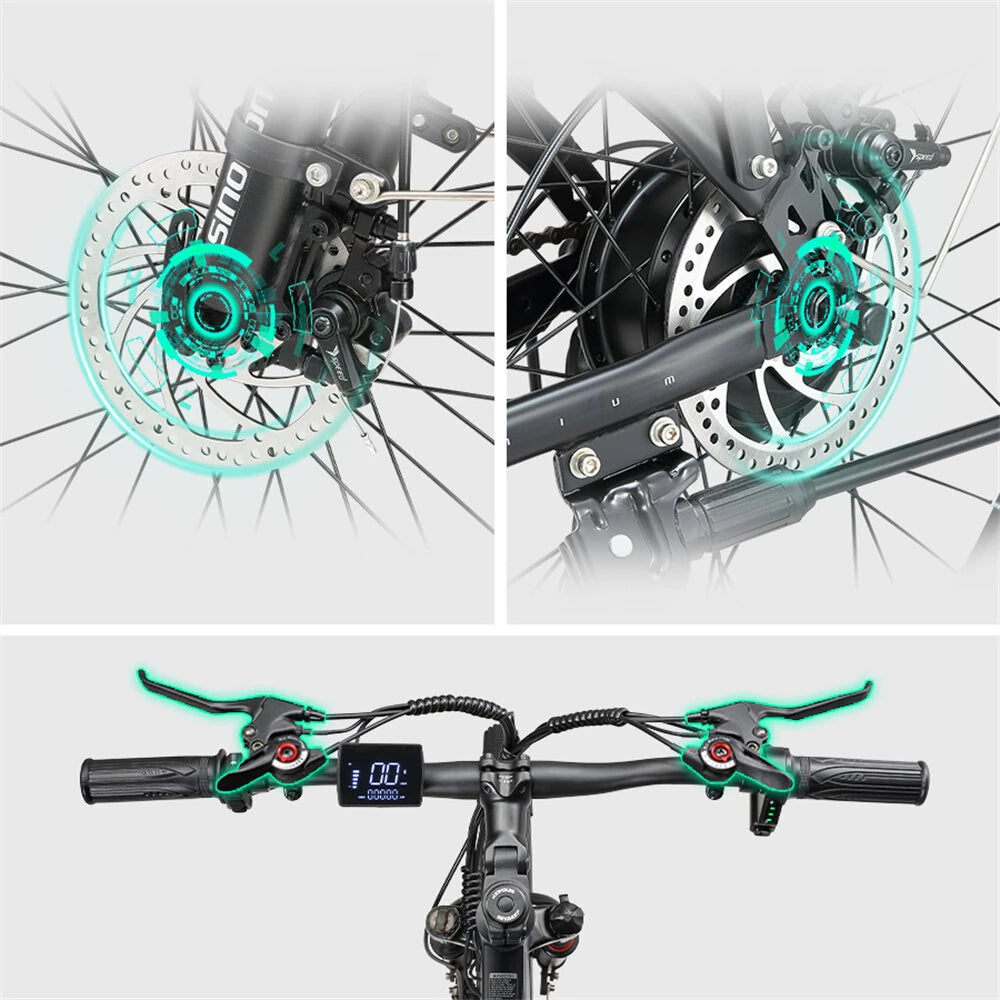 SINOHON EM200 Electric Bike 48V 12.5AH, 500W Motor