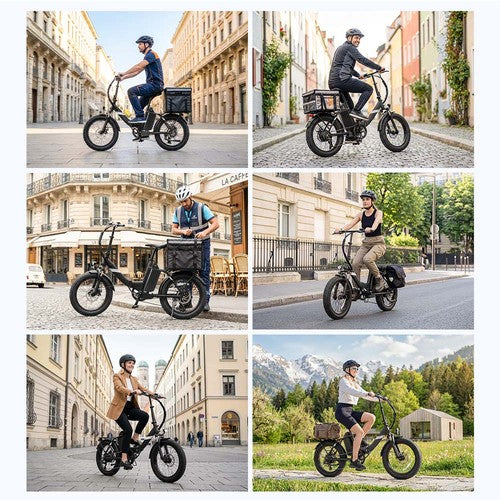 Touroll S3 Step-Thru Electric Bike, 250W Motor, 36V 13Ah