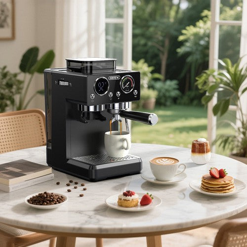 HiBREW H20 All-in-One Coffee Machine with Built-in Grinder, Dual Hot & Cold Extraction