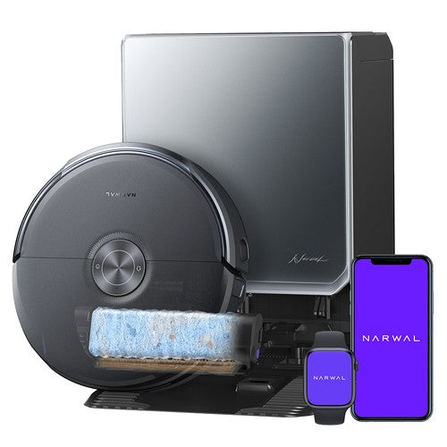 Narwal Flow 2 Robot Vacuum & Mop, 31,000Pa Suction, Dual 1080P AI Vision