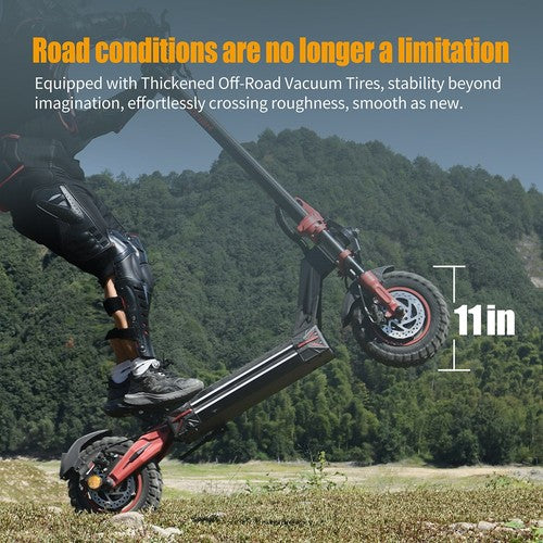 TWOFISH TW4 PRO Electric Scooter, 1000W*2 Motor, 60V 23Ah