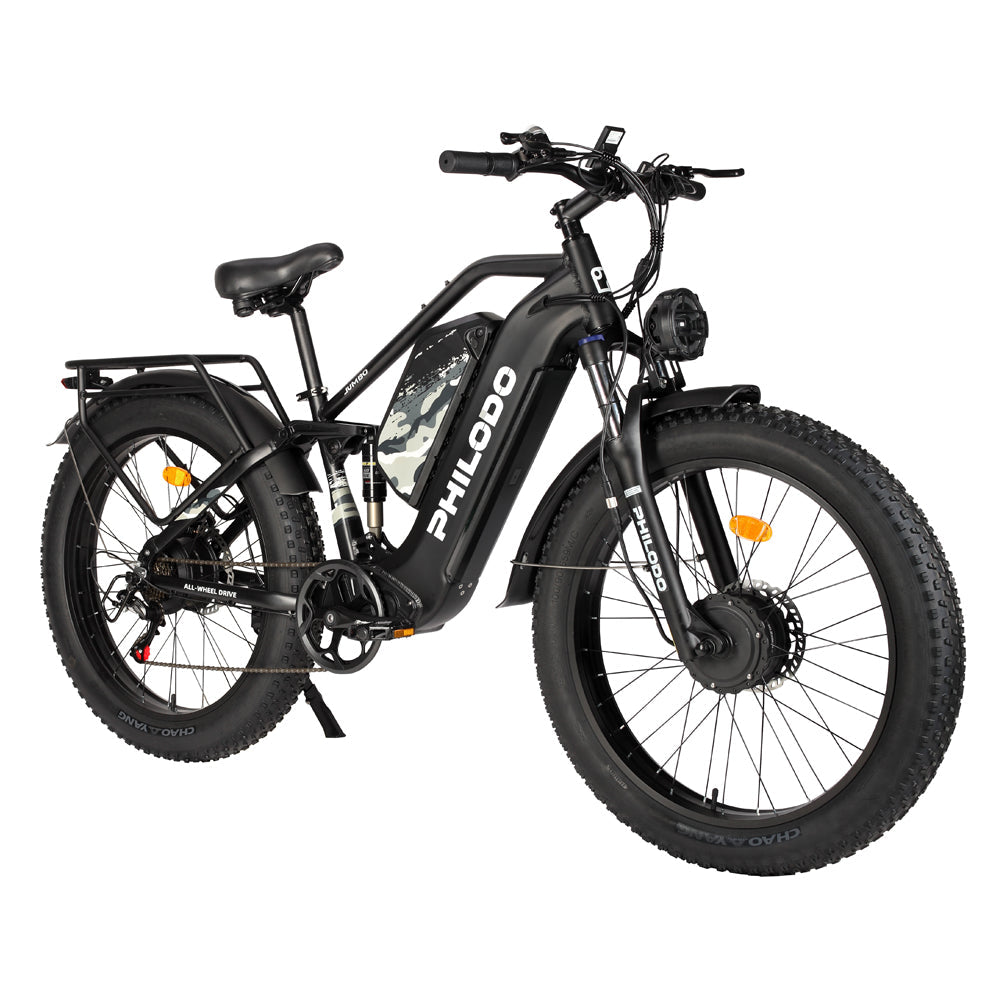 PHILODO Jumbo Dual Motor Dual Battery Full Suspension Electric Bike
