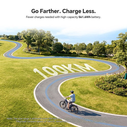 Touroll Roamer 2 ST Step-Thru Electric Bike, 250W Motor, 36V 15.6Ah