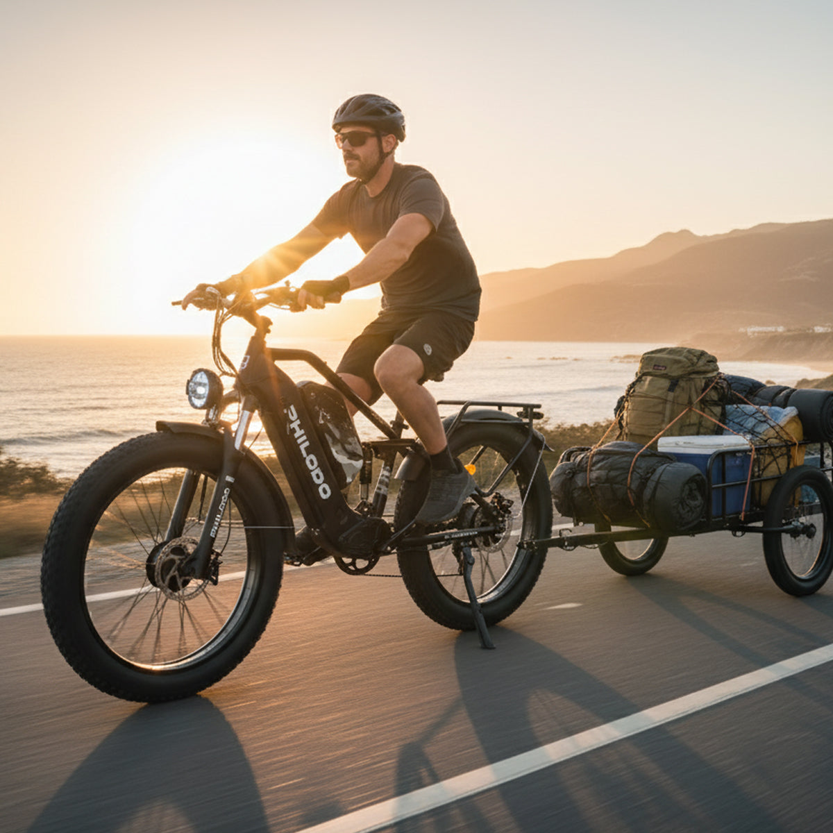 PHILODO Jumbo Dual Motor Dual Battery Full Suspension Electric Bike