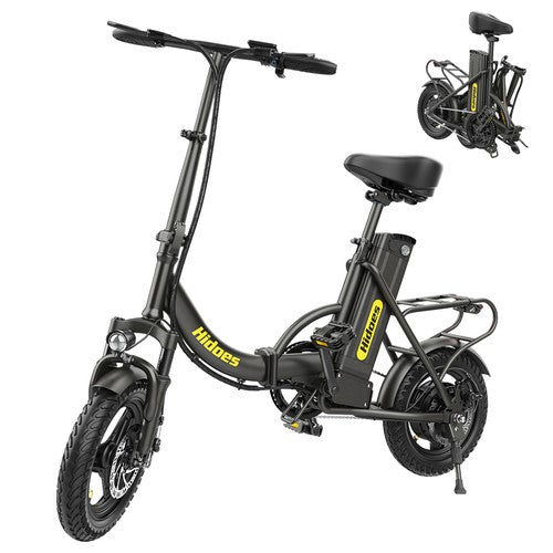 Hidoes C5 Folding Electric Bike, 350W Motor, 36V 10.4Ah