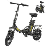 Hidoes C5 Folding Electric Bike, 350W Motor, 36V 10.4Ah