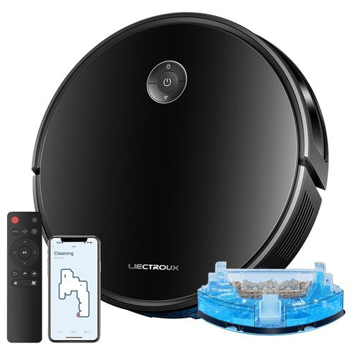 Liectroux C7 Robot Vacuum and Mop Combo, 6000Pa