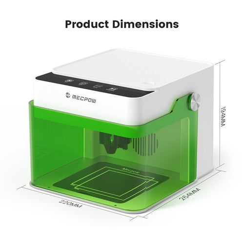 Mecpow M1 FDA Class 1 3.5W Laser Engraver