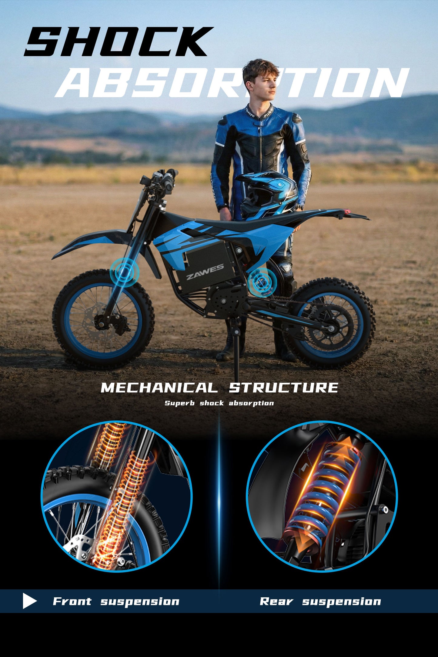 ZAWES S3 Electric Bike OFF-ROAD