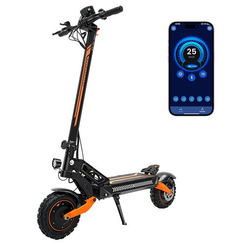 iScooter W12 Foldable Electric Scooter, Dual 1500W Motors, 52V 25Ah