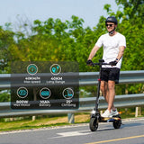 iScooter iX3 Folding Electric Scooter Pneumatic Tires 800W