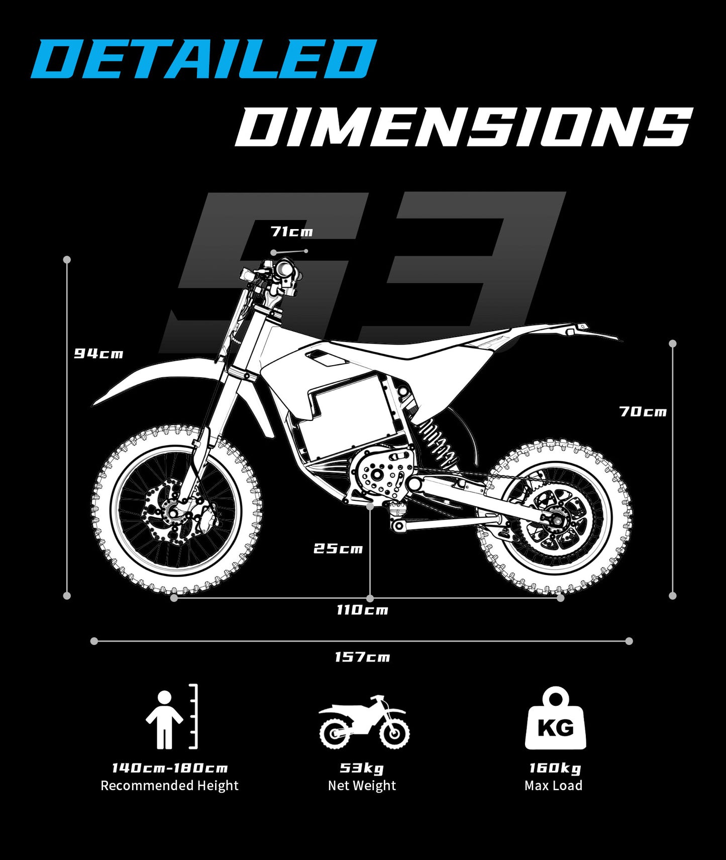 ZAWES S3 Electric Bike OFF-ROAD