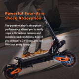 GELEIPU Z1 Pro Electric Scooter 1200W*2, 52V 20Ah