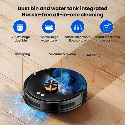 Liectroux T9 LDS Robot Vacuum and Mop 6500Pa
