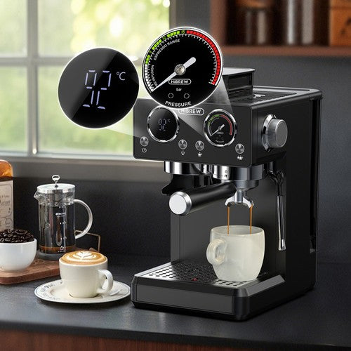 HiBREW H20 All-in-One Coffee Machine with Built-in Grinder, Dual Hot & Cold Extraction
