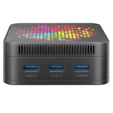 RUPA HSI-100MINI Mini PC, Intel N100 4 Cores Max 3.4GHz, 12GB RAM 512GB SSD