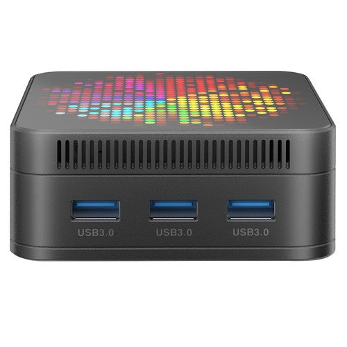 RUPA HSI-100MINI Mini PC, Intel N100 4 Cores Max 3.4GHz, 12GB RAM 512GB SSD