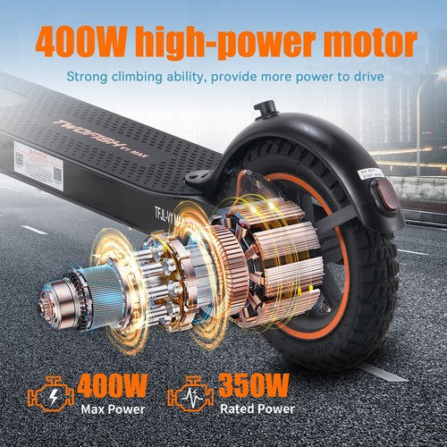 TWOFISH V1 MAX Electric Scooter, 400W Motor