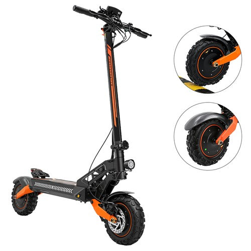 iScooter W12 Foldable Electric Scooter, Dual 1500W Motors, 52V 25Ah