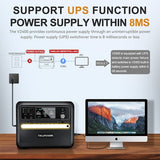 TALLPOWER V2400 Power Station 2160Wh LiFePo4 Solar Generator