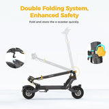 Ausom L2 Electric Scooter, 2*800W Motor, 48V 15.6Ah