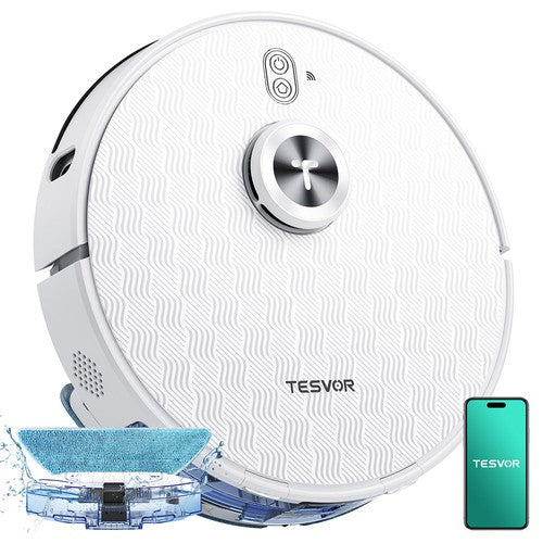 Tesvor S8 Pro 2 in 1 Robot Vacuum Cleaner with Wiping Function 6000Pa
