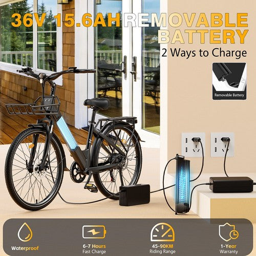 E·Bycco V1 Electric Bike, 250W Motor, 36V 15.6Ah