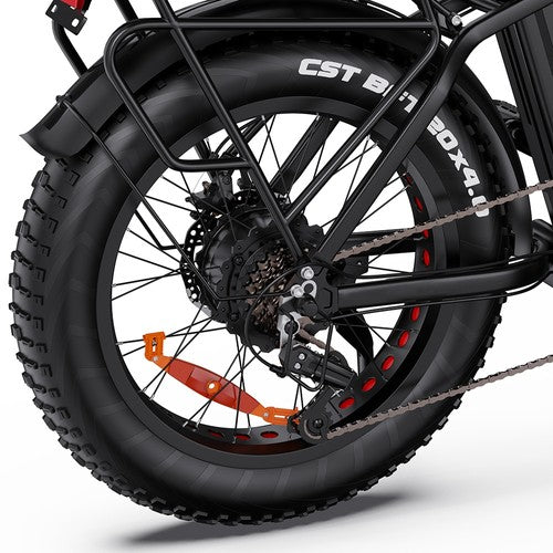 DRVETION CT20 Pro Foldable Electric Bike, 750W Motor, 48V 15Ah Samsung