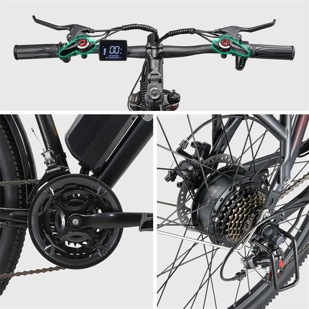 SINOHON EM200 Electric Bike 48V 12.5AH, 500W Motor