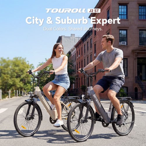 Touroll J2 ST Electric Bike, 250W Motor, 36V 15.6Ah