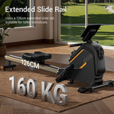 ROBORE UR20 Rower Machine with 126cm