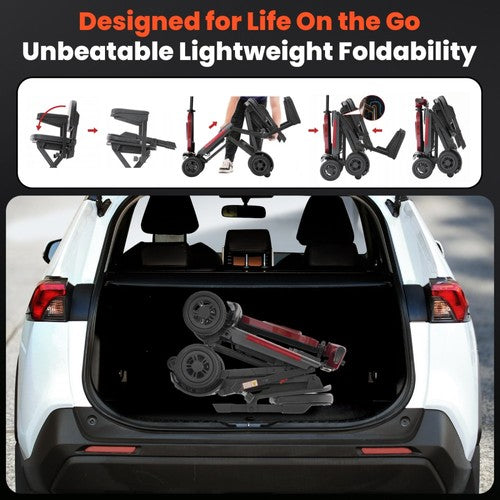 iScooter X11 Mobility Scooter, 250W Motor, 24V 15.6Ah