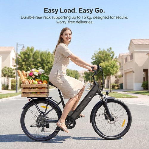 Touroll J2 ST Pro Electric Bike, 450W Peak Motor, 45Nm Torque, 36V 15.6Ah
